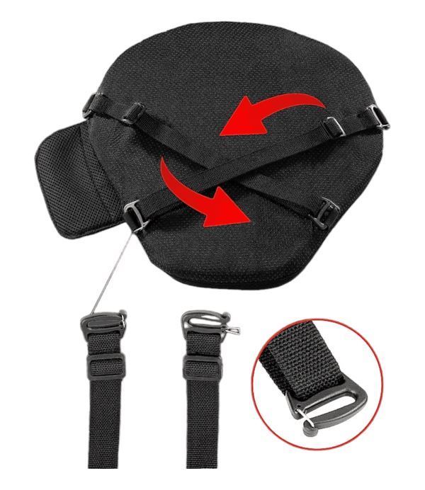 Grand Pitstop - Air Comfy Seat Cushion Cruiser for Motorcycle (Premium With Pump) - Image 5