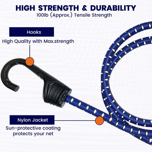 GrandPitStop-Bungee Cord Pack of 2 Pcs (Reflective)-BC-2R - Image 5