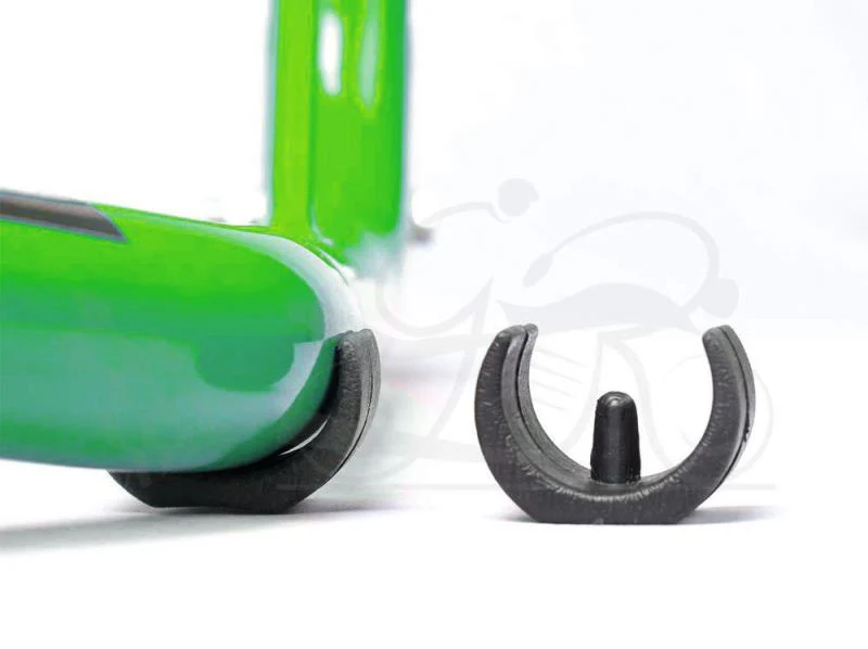 GrandPitStop-Non Dismantable Universal Rear Paddock Stand with Skate Wheels (Green)-PSGreen - Image 3