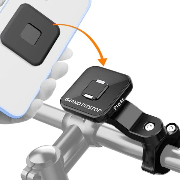 GrandPitStop Quick Lock GEN-1 Handlebar Mobile Holder with Magnetic Lock-G1BHMOBH - Image 7