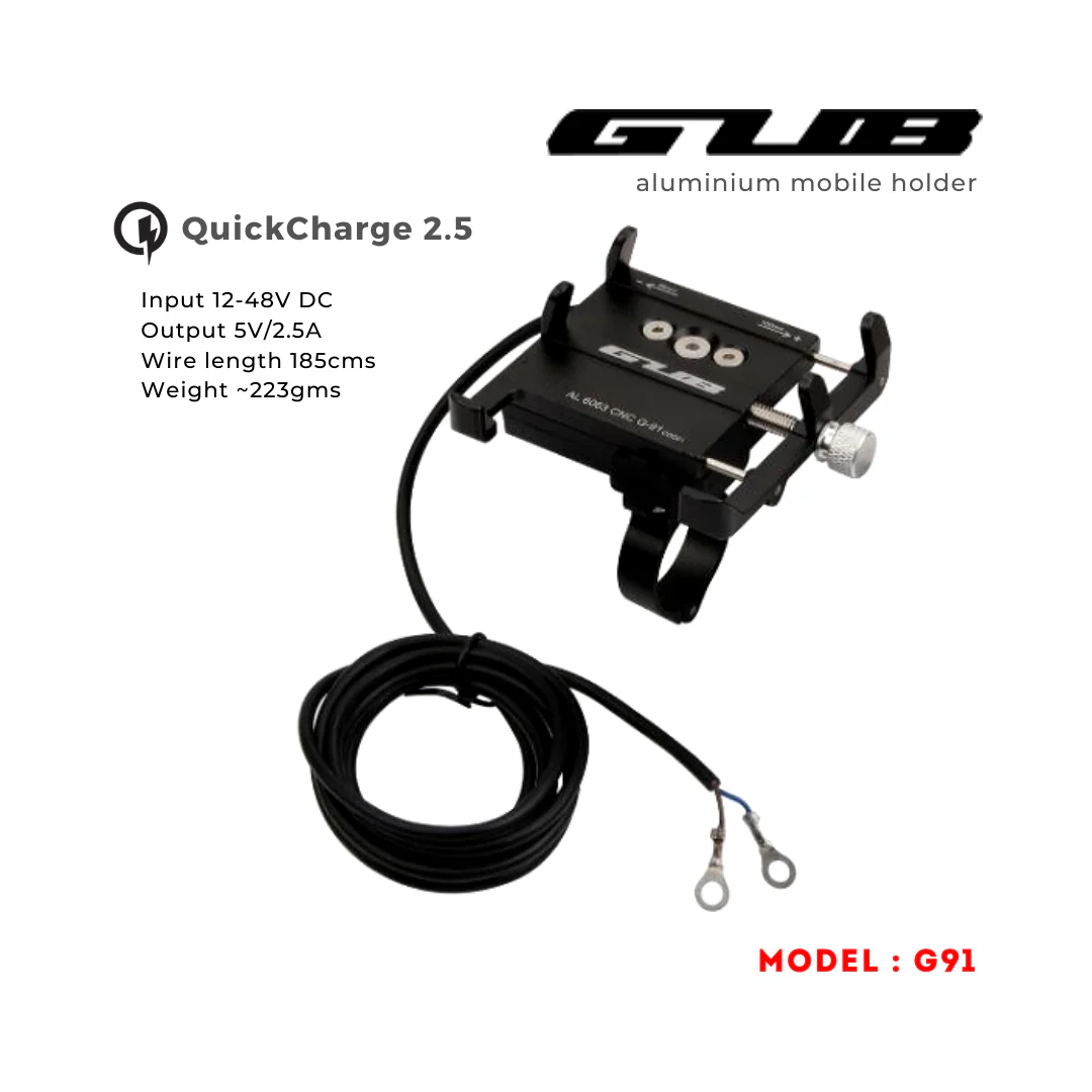 GUB G91 with Quick Charger 2.5 - Route95 - Image 8