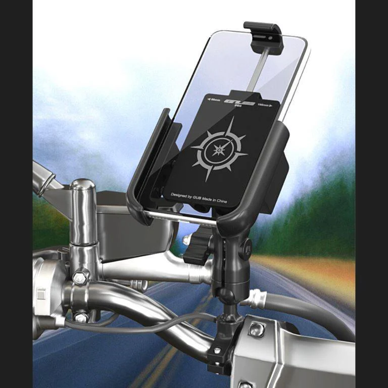 Route95 GUB P50 Aluminium Handlebar Mobile Holder - Image 2
