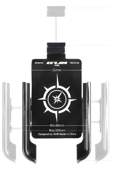 Route95 GUB P50 Aluminium Mirror Mount Mobile Holder - Image 2