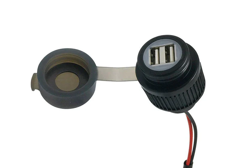 Handlebar Mounted Dual USB 4A (Plastic) - Cliff Top - TC-6613UM-B-4A - Image 5
