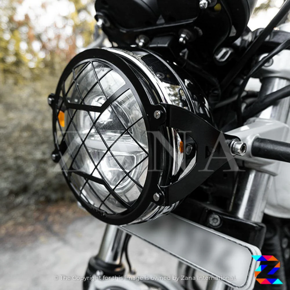 Headlight Grill Type-2 Black for GT &amp; Interceptor 650 by ZANA-ZI-6047