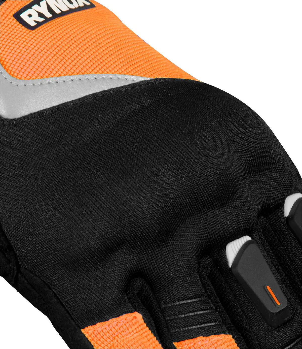 Rynox Helium GT Gloves - Black Orange - Image 2