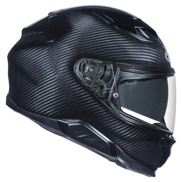 HJC F71 (F7X) Carbon Solid Helmet (Black) - Image 4
