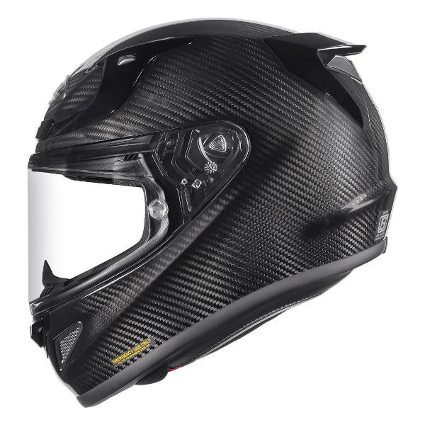 HJC RPHA 12 Carbon Solid Helmet (Black) - Image 3