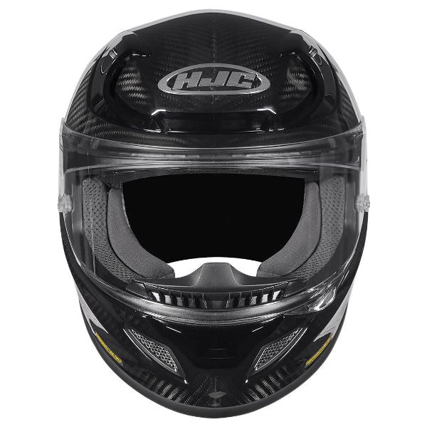 HJC RPHA 12 Carbon Solid Helmet (Black) - Image 5