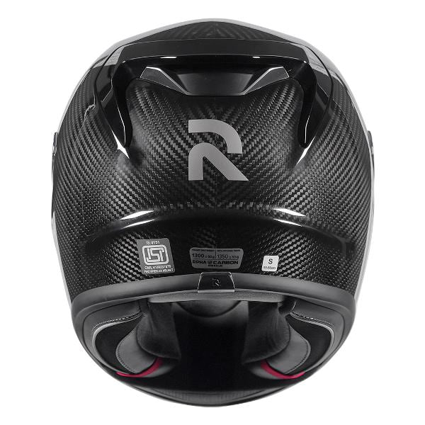 HJC RPHA 12 Carbon Solid Helmet (Black) - Image 6