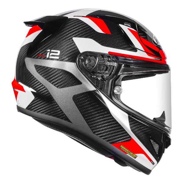 HJC RPHA 12 Xentra Helmet (Red) - Image 2