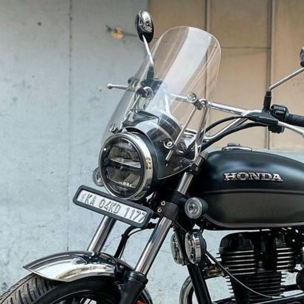 Hyperrider-Honda H’ness and RE Meteor 350 Windshield (HRHNS009S) - Image 3