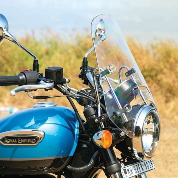 Hyperrider-Honda H’ness and RE Meteor 350 Windshield (HRHNS009S) - Image 5