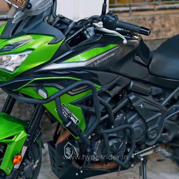 Hyperrider-Kawasaki Versys 650 Crash Guard (Black)-HRV65006S - Image 3