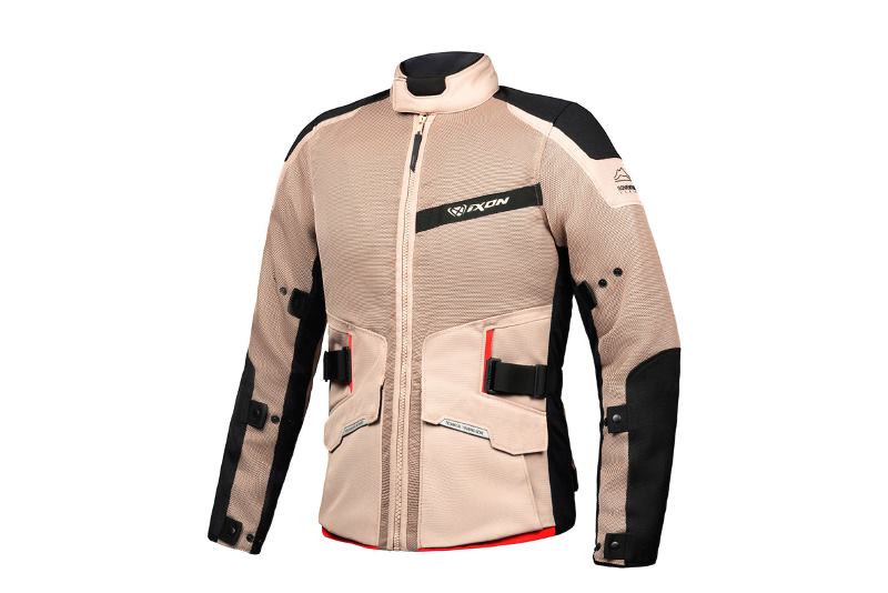 IXON M-Njord Jacket - Sand/Black/Red
