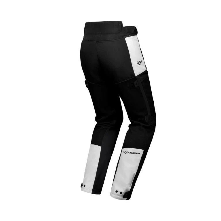 IXON M-Njord Pant - Light Grey/Blue/Neon Red - Image 2