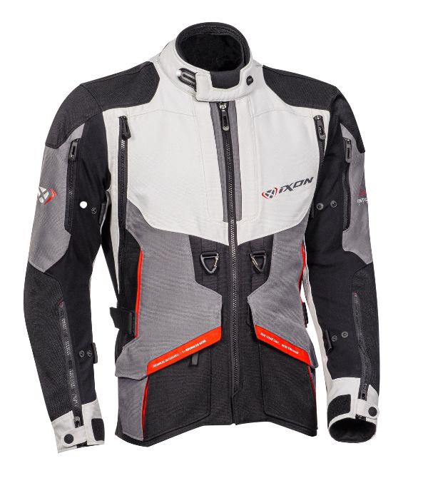 IXON Ragnar Jacket - Black/Grey/Red