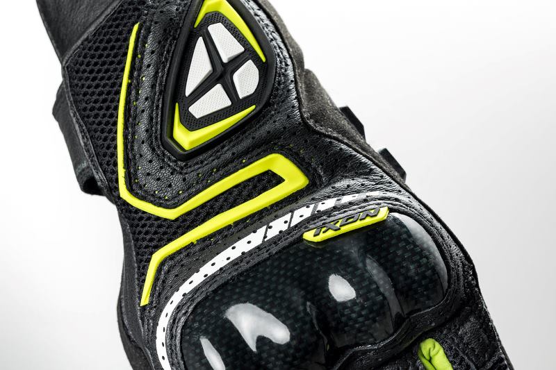 IXON RS5 AIR Gloves - Black/Bright Yellow - Image 3