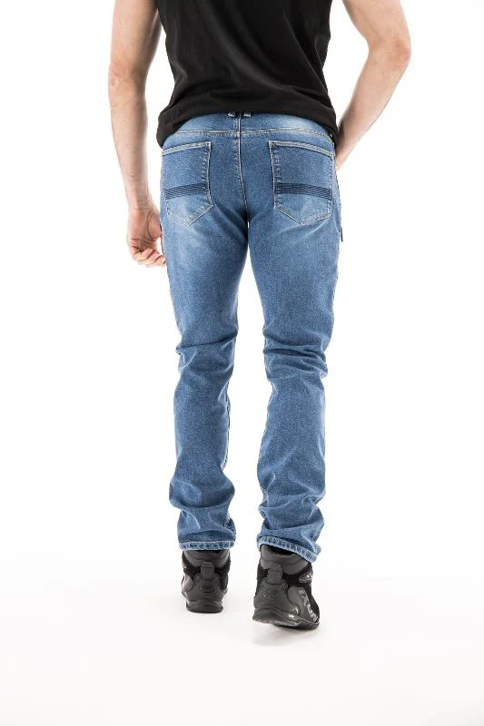 IXON Wayne Denim Motorbike Jeans - Sky Blue - Image 2