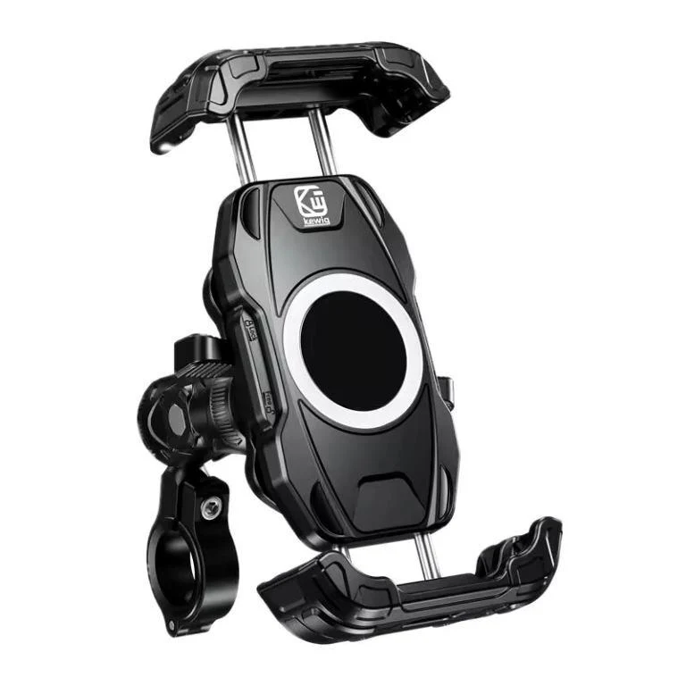 Kewig Anti Vibration Motorcycle Damper Holder Suitable phone size:4.5-7.2inch Fit bar diameter:22mm-32mm (Without Charger) (M28)