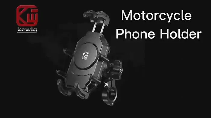 Kewig Motorcycle Accessories Anti-vibration Motorcycle phone holder with Wireless Charger (M26-A1) - Image 2