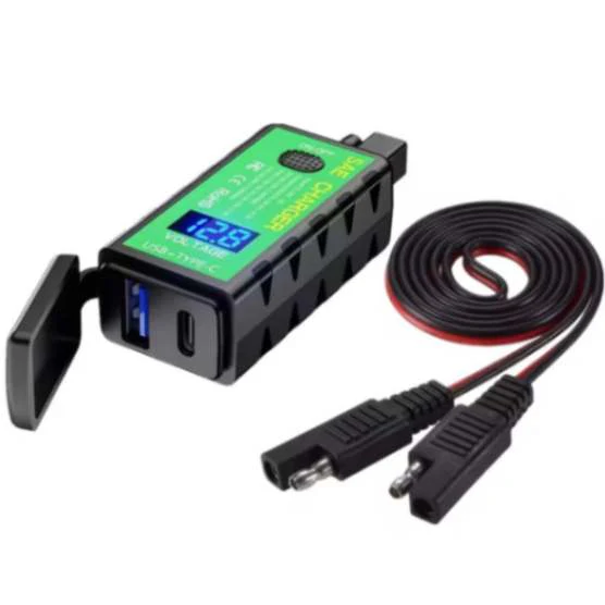 Kewig Waterproof Motorcycle Handlebar Charger Adapter Dual USB QC 3.0 With Switch Input voltage dc12-24v (C Charger) (M2-C) - Image 5