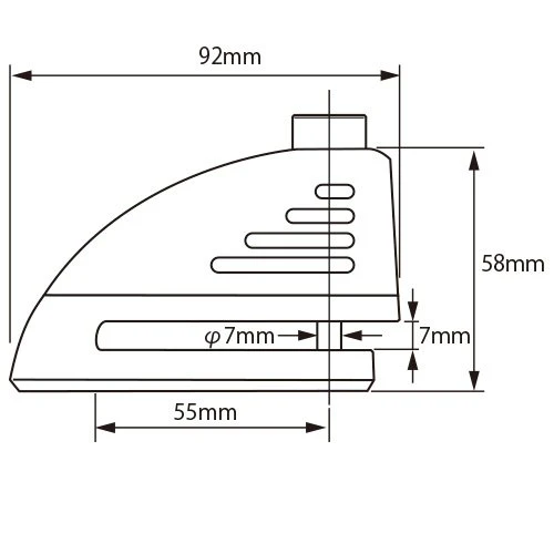 KOMINE Reminder Alarm Disk Lock (LK-122) - Image 3
