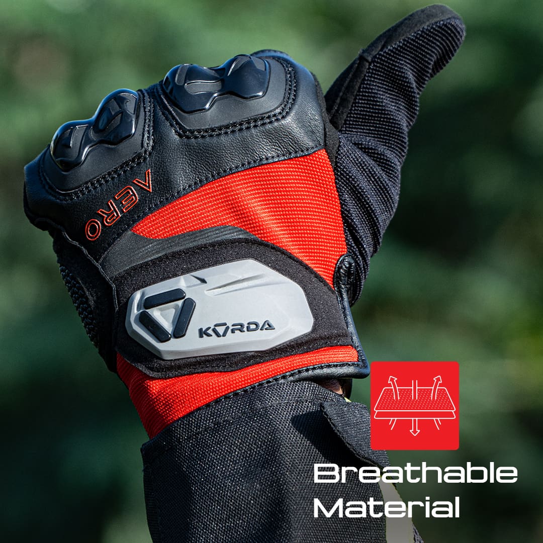 Korda Aero Red Riding Gloves - Image 5