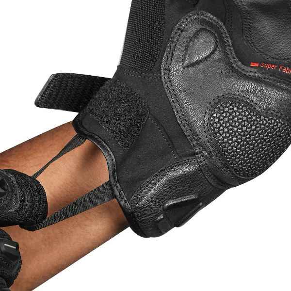 Korda Hybrid Riding Gloves-Black Red - Image 6