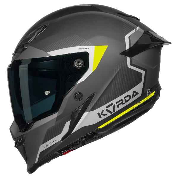 Korda Icon Lemur Helmet (Matt Fluorescent Yellow) - Image 6