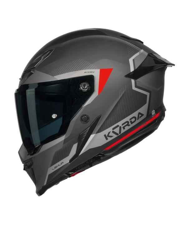 Korda Icon Lemur Helmet (Matt Red) - Image 2
