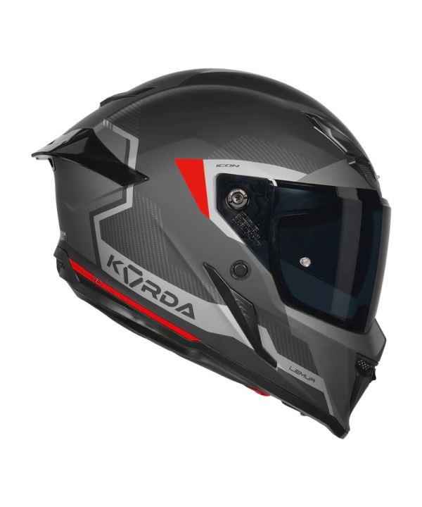Korda Icon Lemur Helmet (Matt Red) - Image 3