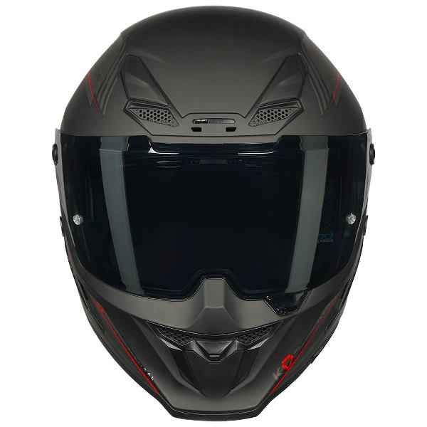 Korda Icon Nero Helmet (Matt Grey & Red) - Image 8