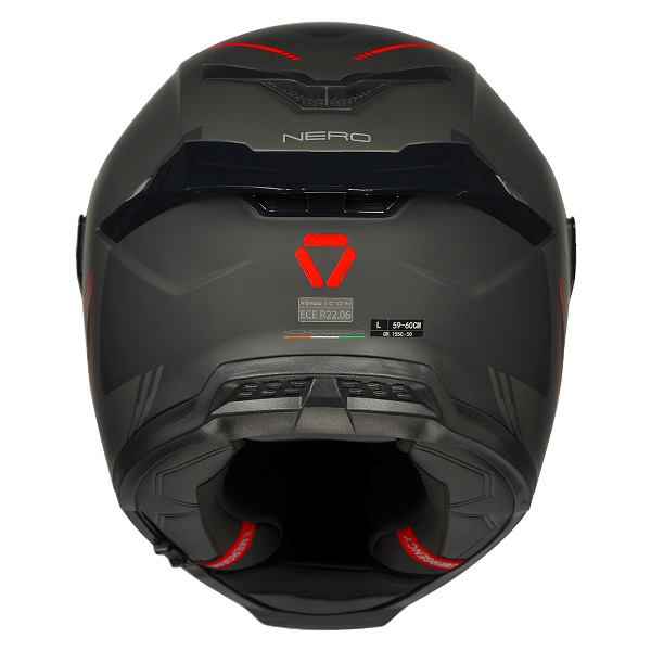Korda Icon Nero Helmet (Matt Grey & Red) - Image 9