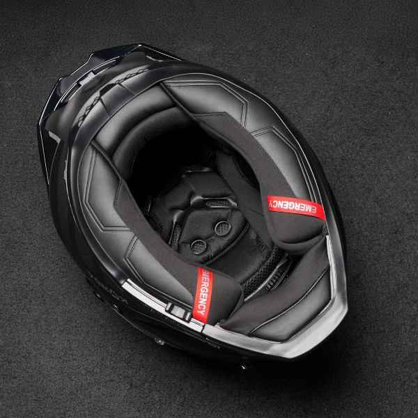 Korda Icon Nero Helmet (Gloss Red & White) - Image 6