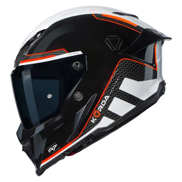Korda Icon Tokio Helmet (Gloss White & Red) - Image 5