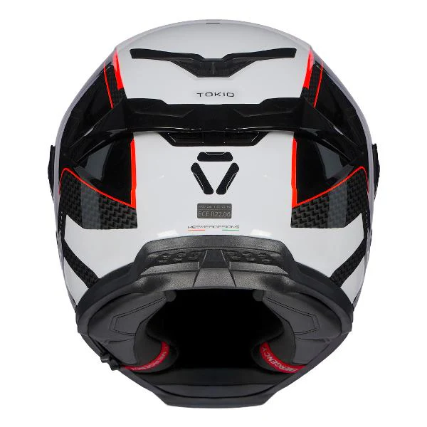 Korda Icon Tokio Helmet (Gloss White & Red) - Image 7