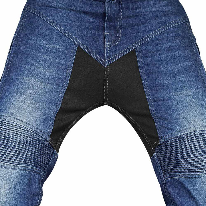 Korda Men's Heavy-Duty Riding Jeans - Blue - Image 4