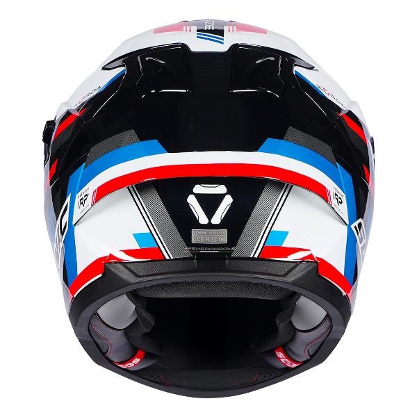 Korda Sonic GP Moze Helmet (Gloss Red & Blue) - Image 5