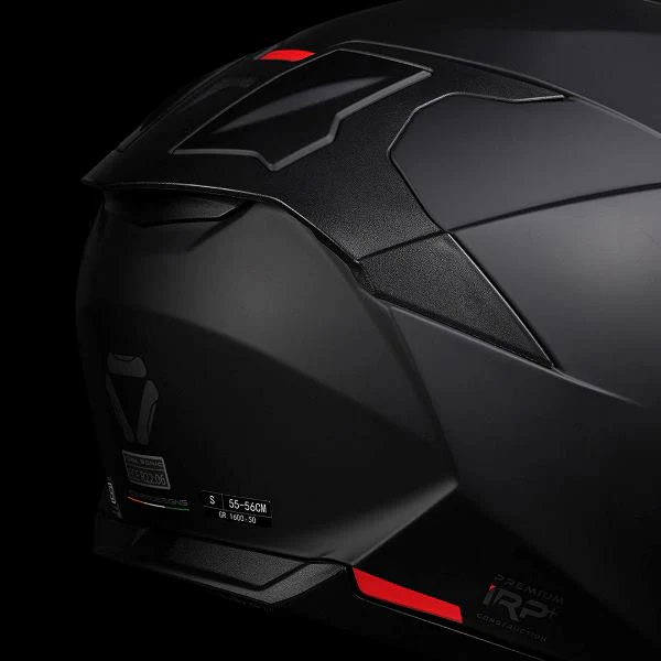 Korda Sonic GP Roadlion Helmet (Matt Black & Grey) - Image 8