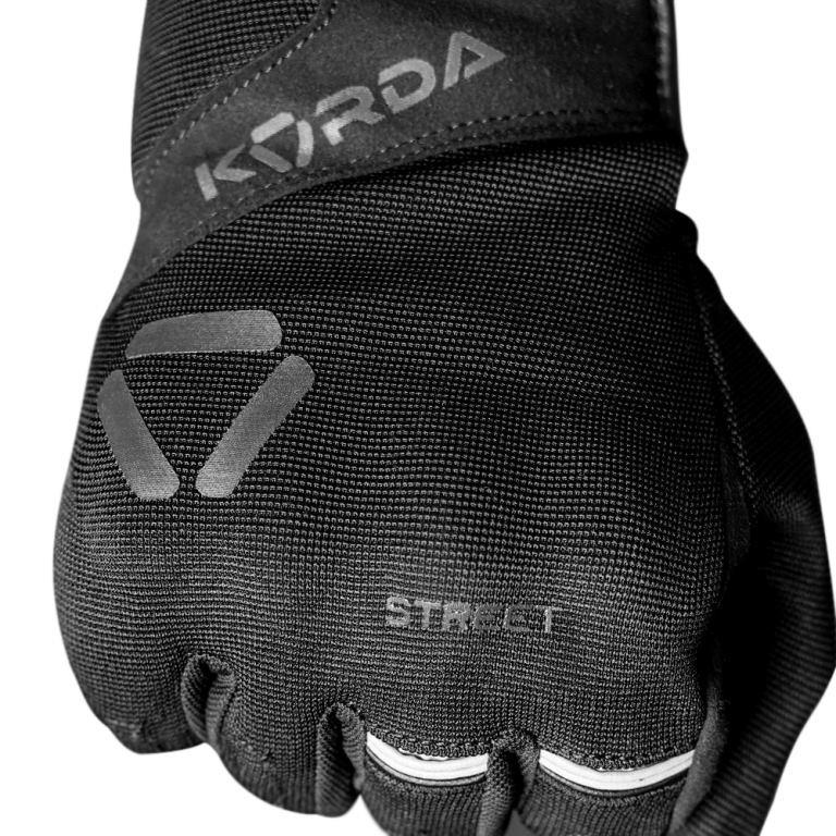 Korda Street 2.0 Riding Gloves - Matt Black - Image 4