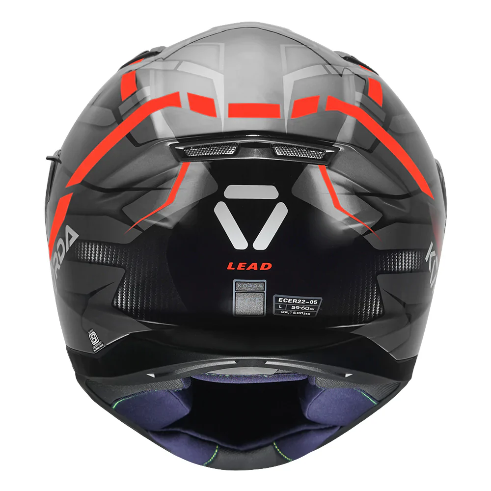 Korda Tourance Lead Helmet - Fluorescent Orange - Image 3