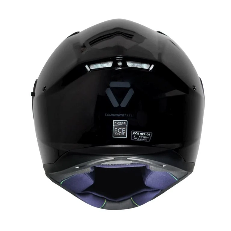 Korda Tourance Solid Black Helmet - Image 4