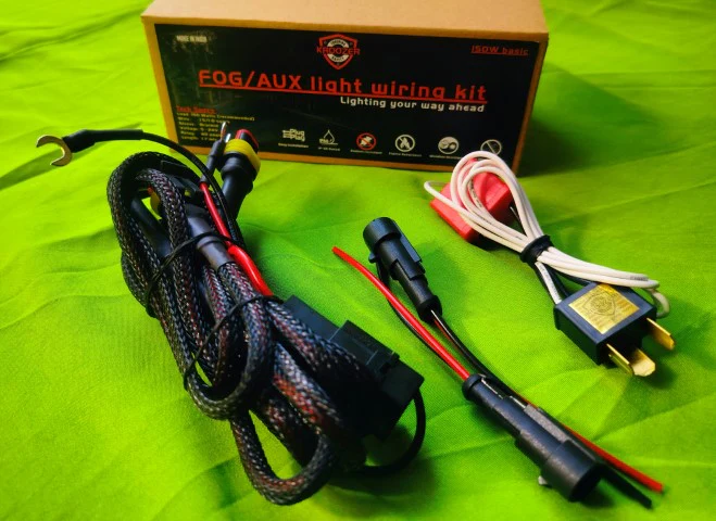 Kroozer 150w Led Lights Waterproof Universal Wiring Harness (without flasher)