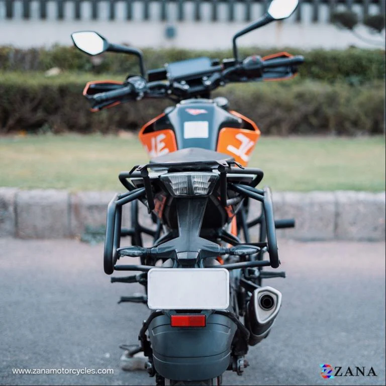 ZANA KTM Duke 250/390 Texture Matt Black Saddle Stay (2017-18) - ZI-5003 - Image 3