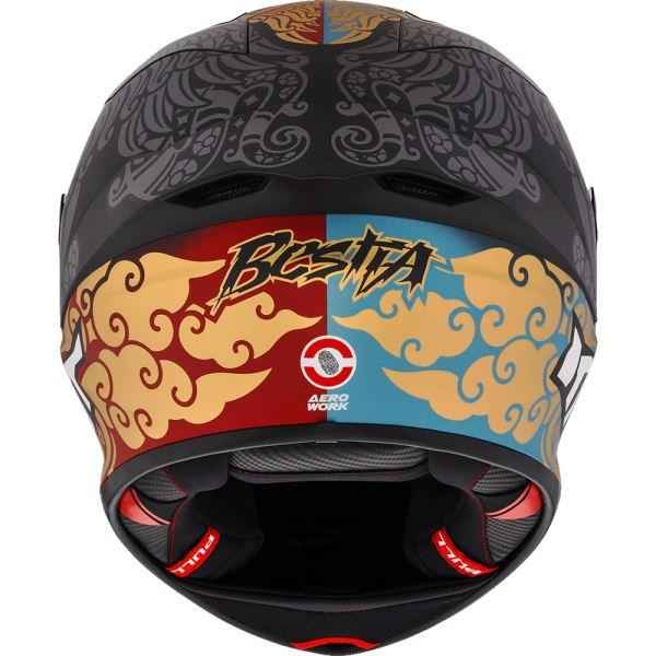 KYT KX1 RACE GP Bastianini Indonesia Replica 2023 with Sponsor Matt Helmet - Image 7