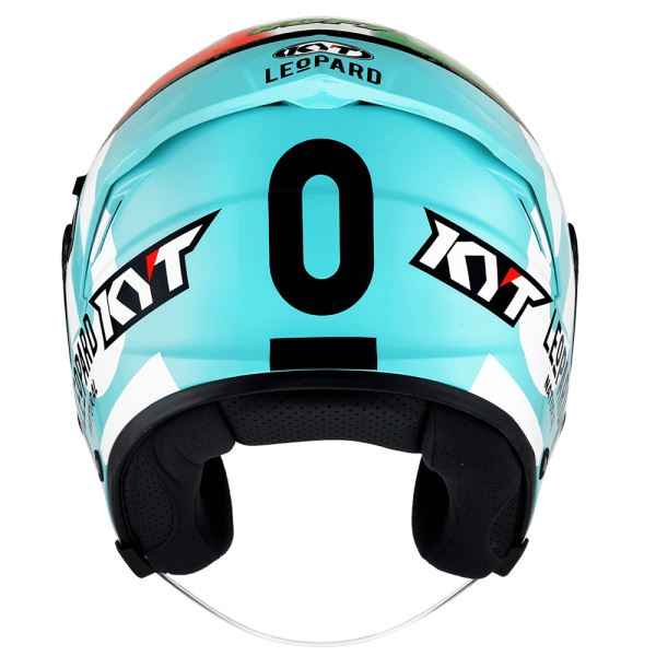 KYT NFJ Dennis Foggia Leopard Gloss Helmet - Image 7