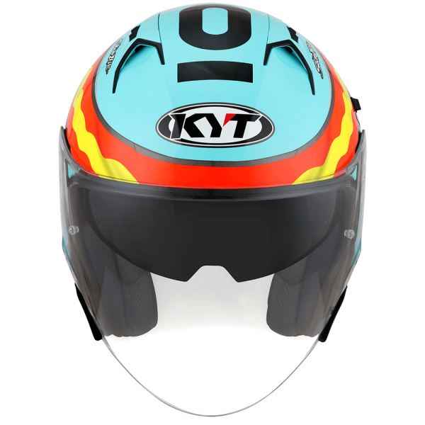 KYT NFJ Jaume Masia Leopard Replica Gloss Helmet - Image 2