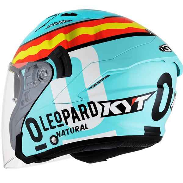 KYT NFJ Jaume Masia Leopard Replica Gloss Helmet - Image 7