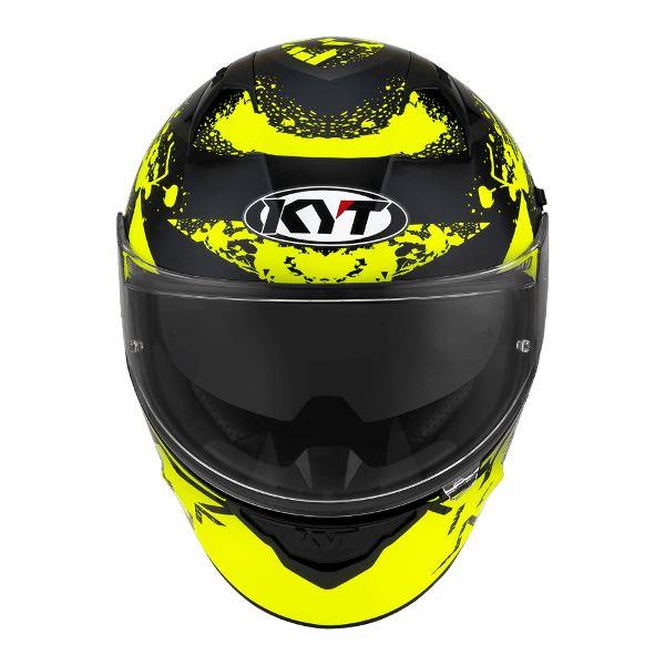 KYT NFR Neutron Yellow Gloss - Helmet - Image 2